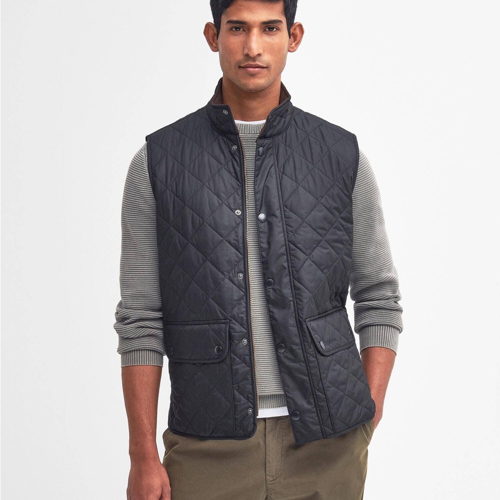 Barbour Lowerdale Quilted Vest (Navy)